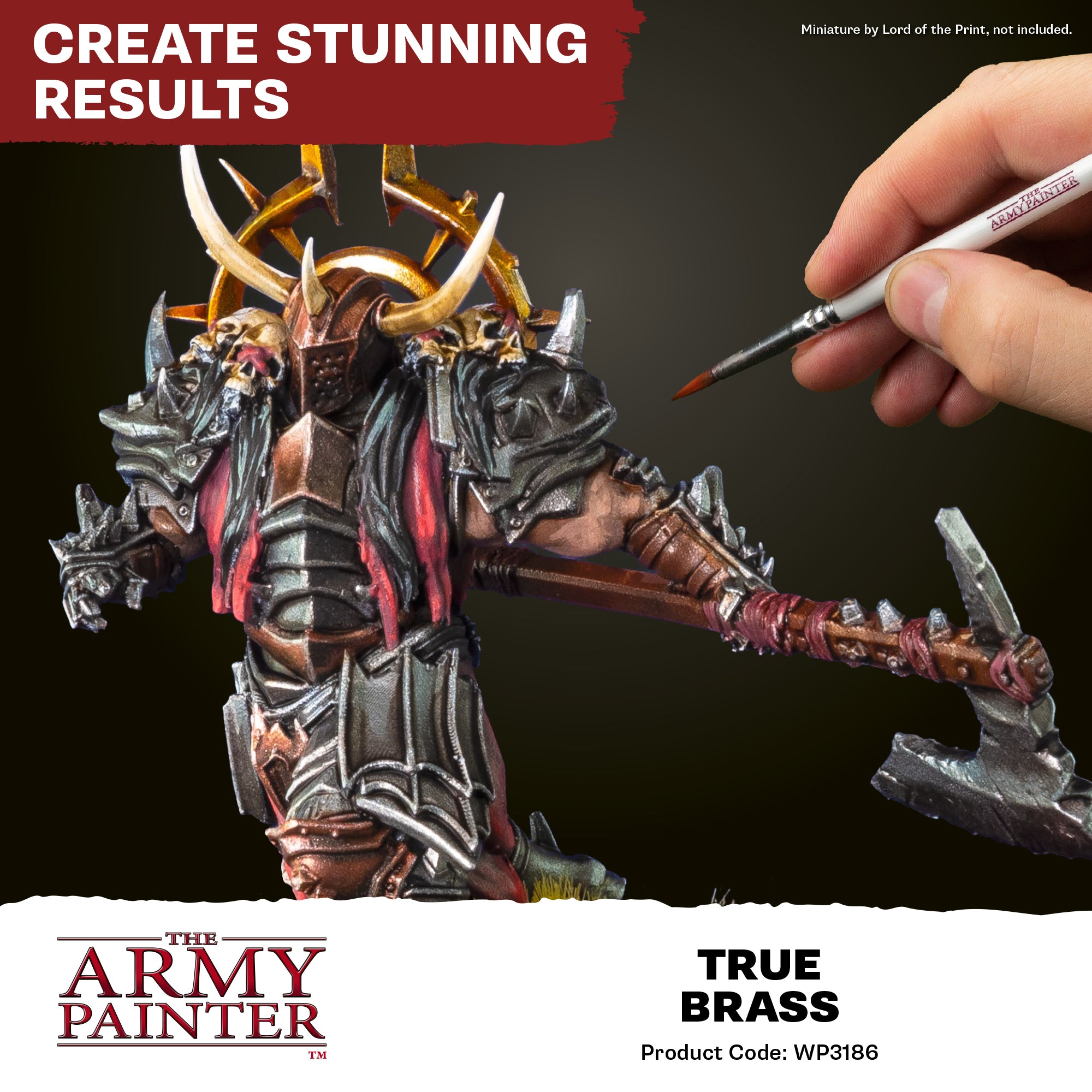 Army Painter Warpaints Fanatic Metallic, True Brass | 5713799318601