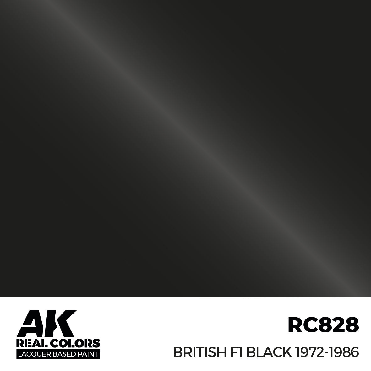 AK Interactive Real Colors British F1 Black 1972-1986 17 ml. | 8435568335813