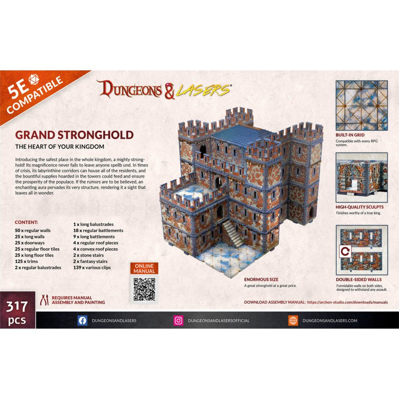 Archon Studio Dungeons and Lasers: Grand Stronghold (D&L: Starter Sets) | 5901414673918