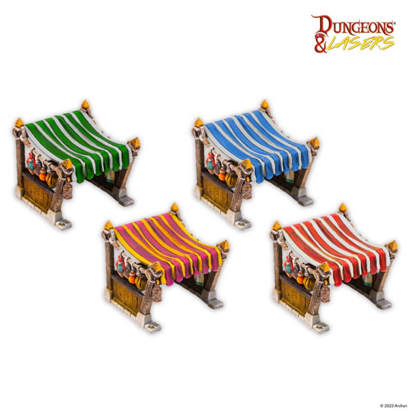 Archon Studio Dungeons and Lasers: Market Stalls Set (D&L: Expansion Sets) | 5901414673741