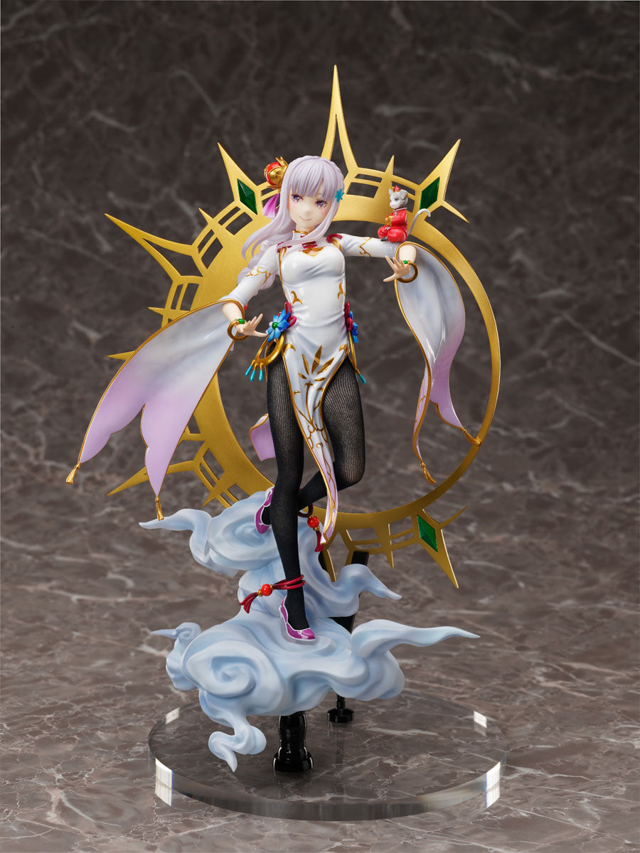 FURYU Corporation Re:ZERO -Starting Life in Another World- Emilia China Dress ver. 1/7 Scale Figure | 4589584957482