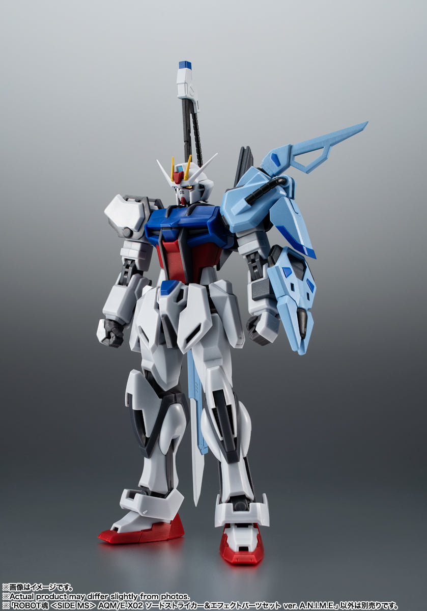 BANDAI Tamashii AQM/E-X02 SWORD STRIKER ＆ EFFECT PARTS SET ver. A.N.I.M.E. "MOBILE SUIT GUNDAM SEED", Bandai Spirits Robot Spirits(4573102639936)