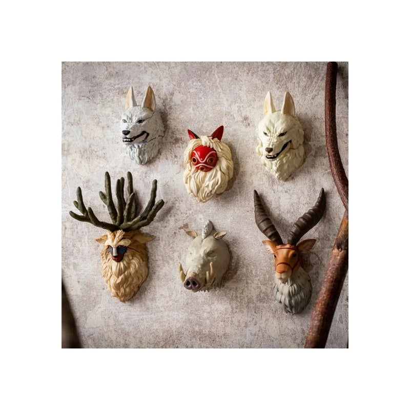 Benelic Princess Mononoke Face Magnet Blind Box "Princess Mononoke" (Blind Box of 6) | 4990593425365