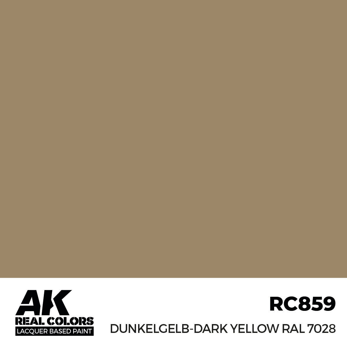 AK Interactive Real Colors Dunkelgelb-Dark Yellow RAL 7028 17 ml. | 8435568336124