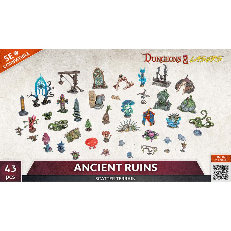 Archon Studio Dungeons and Lasers: Ancient Ruins Scatter Terrain (D&L: Expansion Sets) | 5901414674700