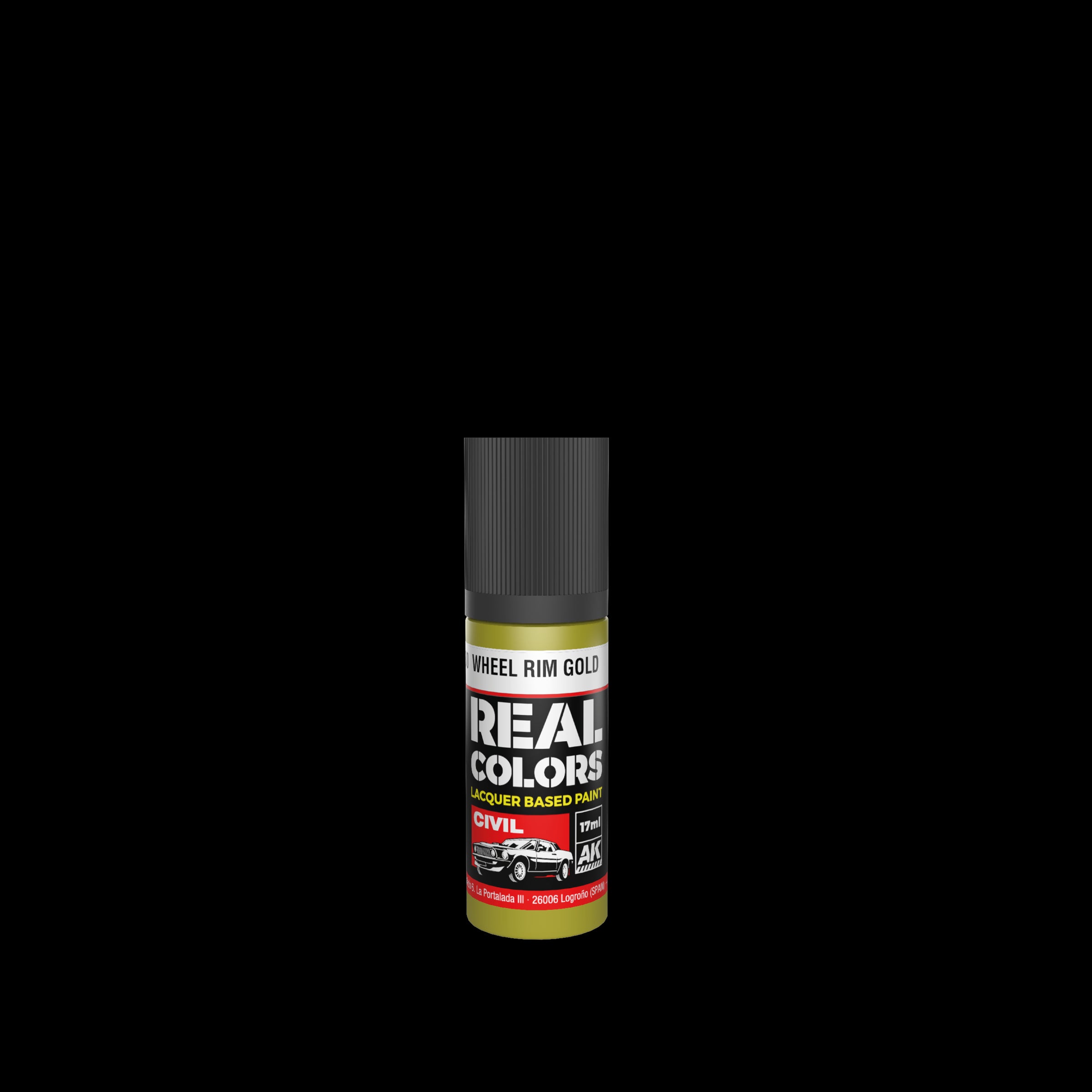 AK Interactive Real Colors Wheel Rim Gold 17 ml. | 8435568335837
