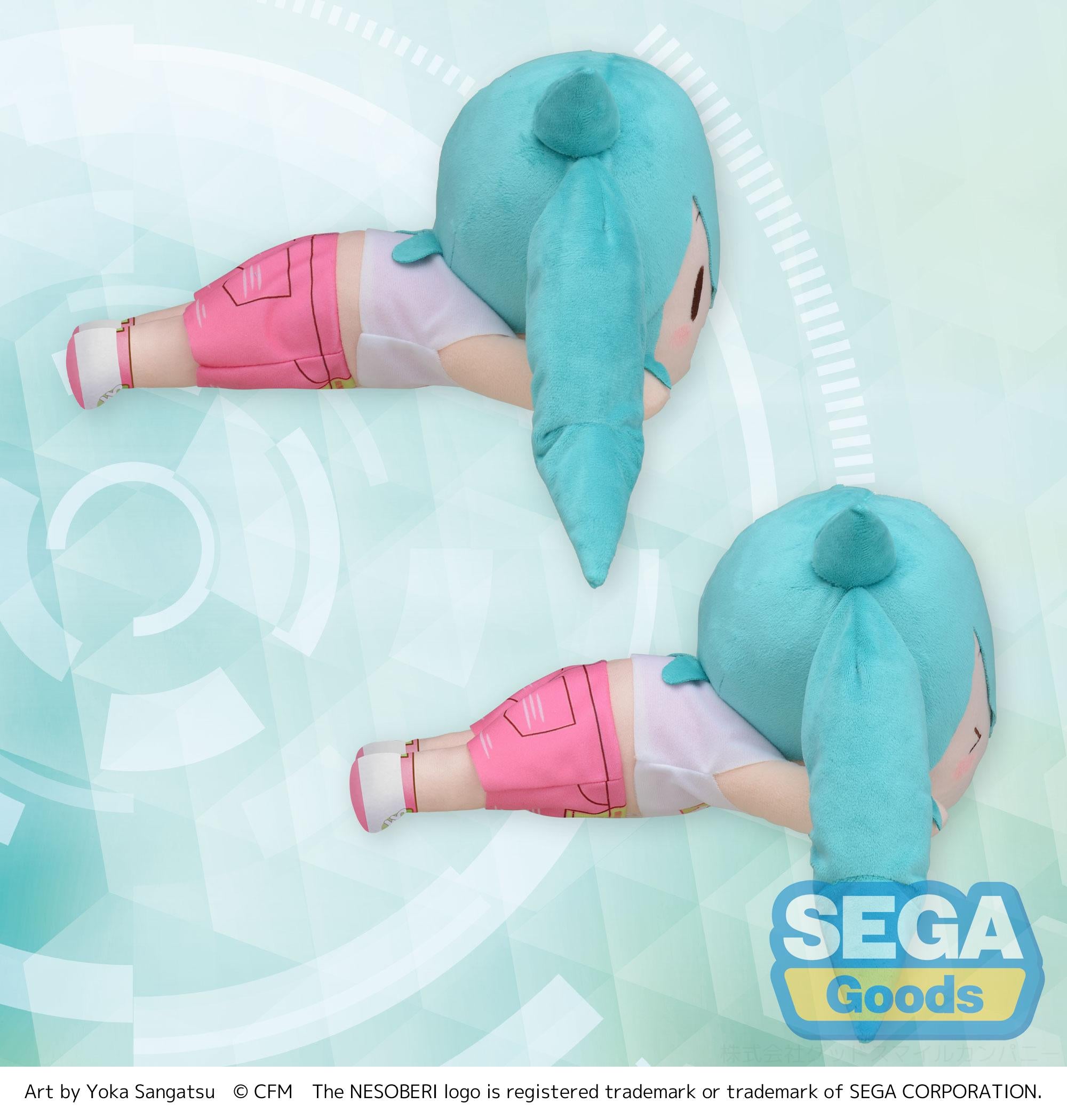 SEGA NESOBERI (Lay-Down) Hatsune Miku Series M Plush Hatsune Miku ~Live Cheering~