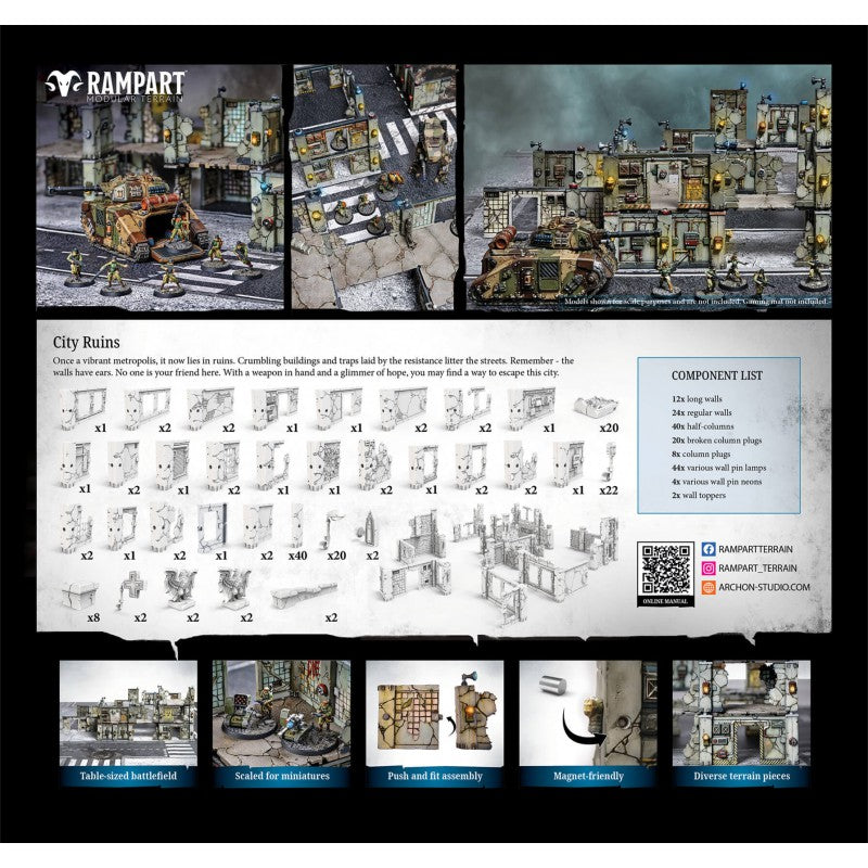 Archon Studio RAMPART Modular: City Ruins | 5901414673758