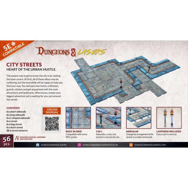 Archon Studio Dungeons and Lasers: City Streets (D&L: Expansion Sets) | 5901414673499