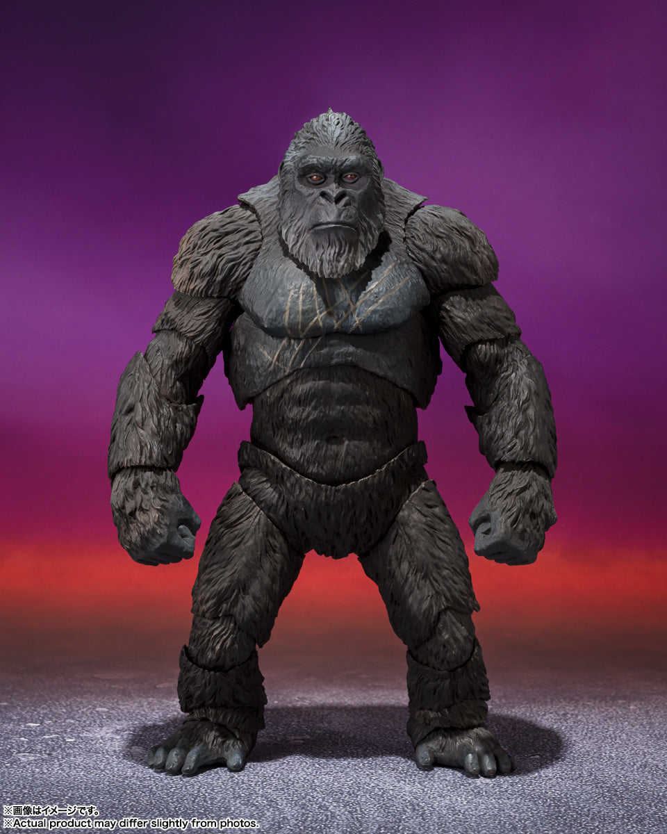 BANDAI Tamashii KONG FROM GODZILLA x KONG: THE NEW EMPIRE [2024], TAMASHII NATIONS S.H.MonsterArts(4573102660459)