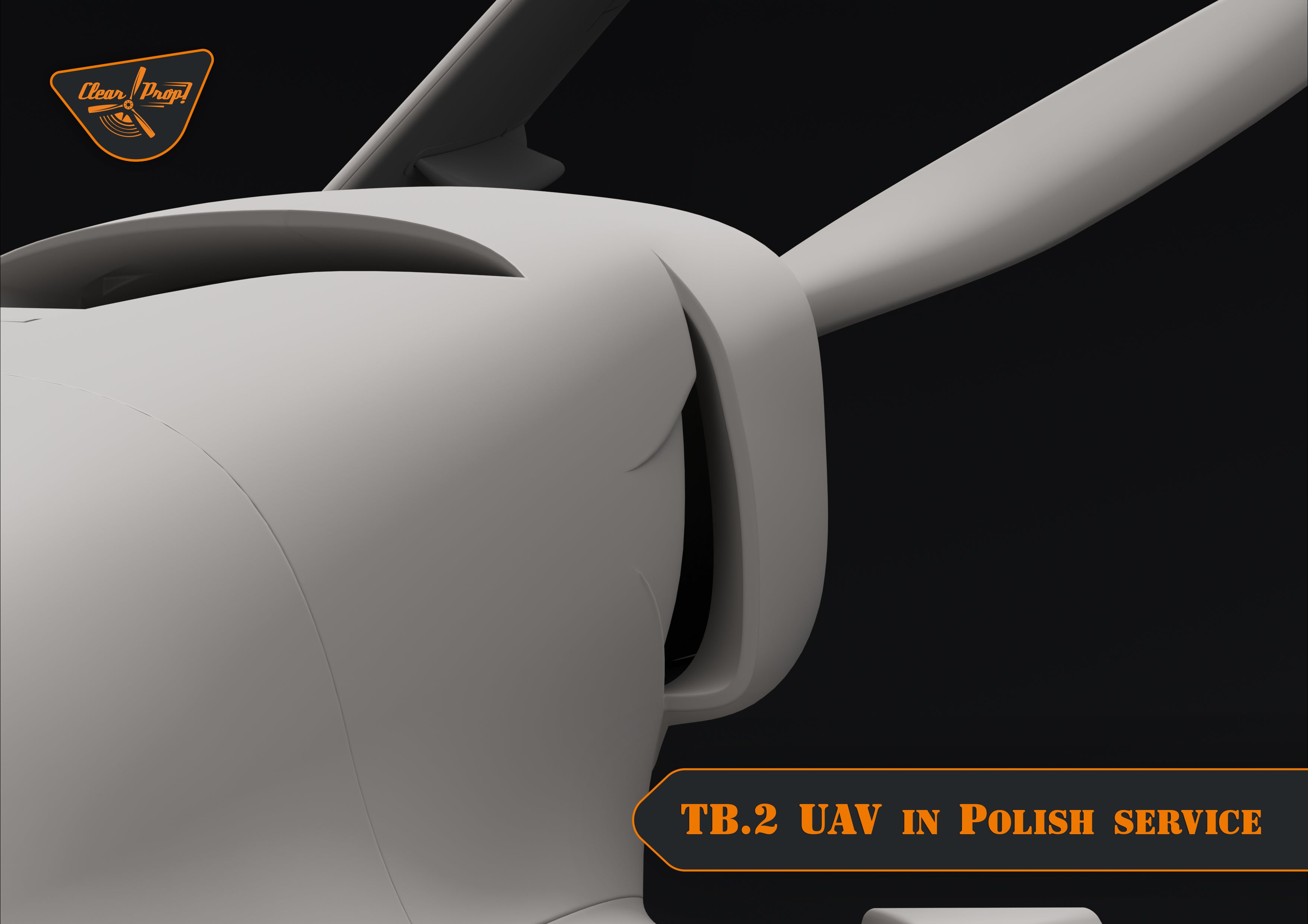 Clear Prop 1/48 TB.2 UAV in Polish service [Starter Kit] | 6400608763538