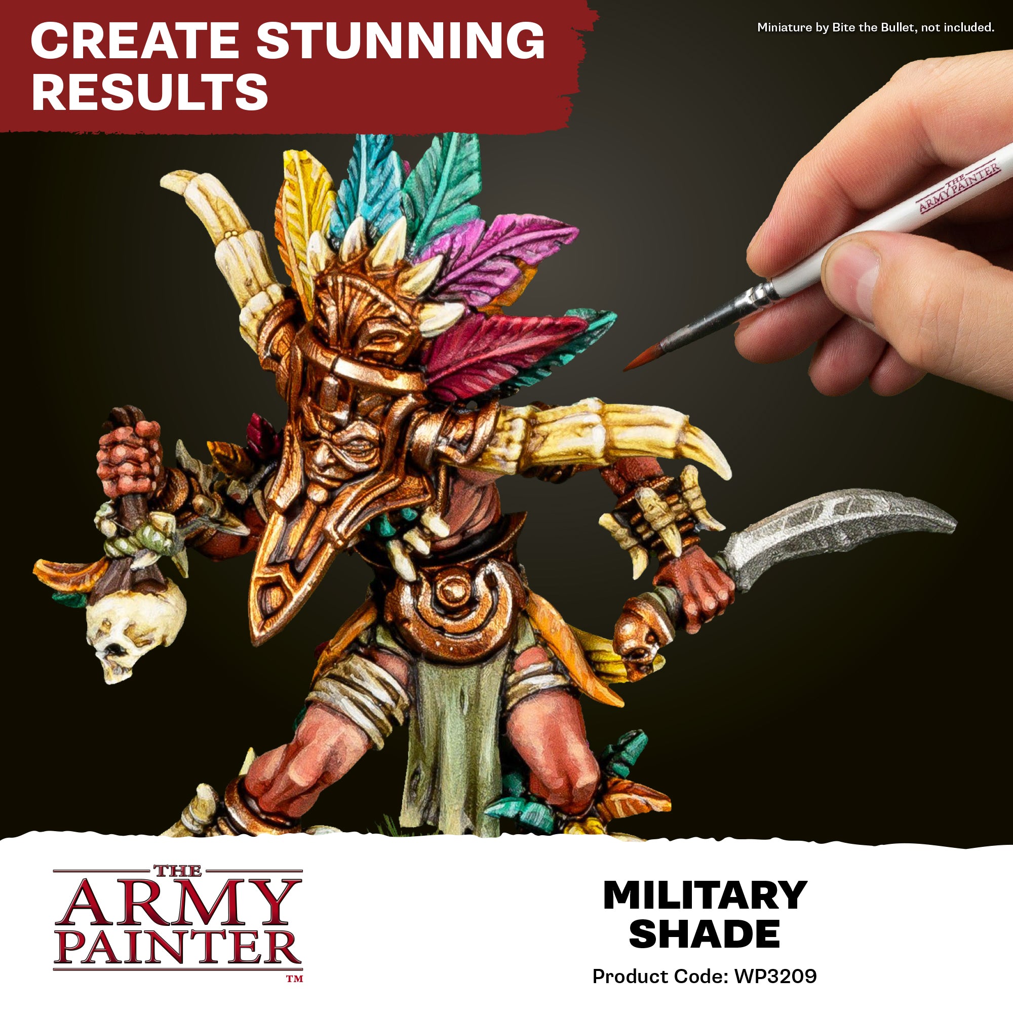 Army Painter Warpaints Fanatic Wash, Military Shade