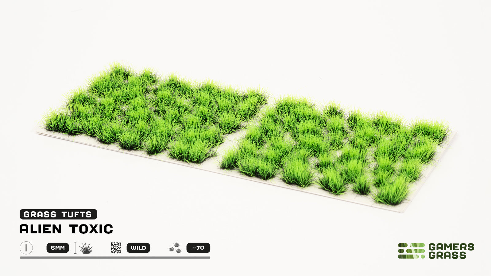 Gamers Grass Alien Alien Toxic 6mm Tuft - Wild | 738956790477