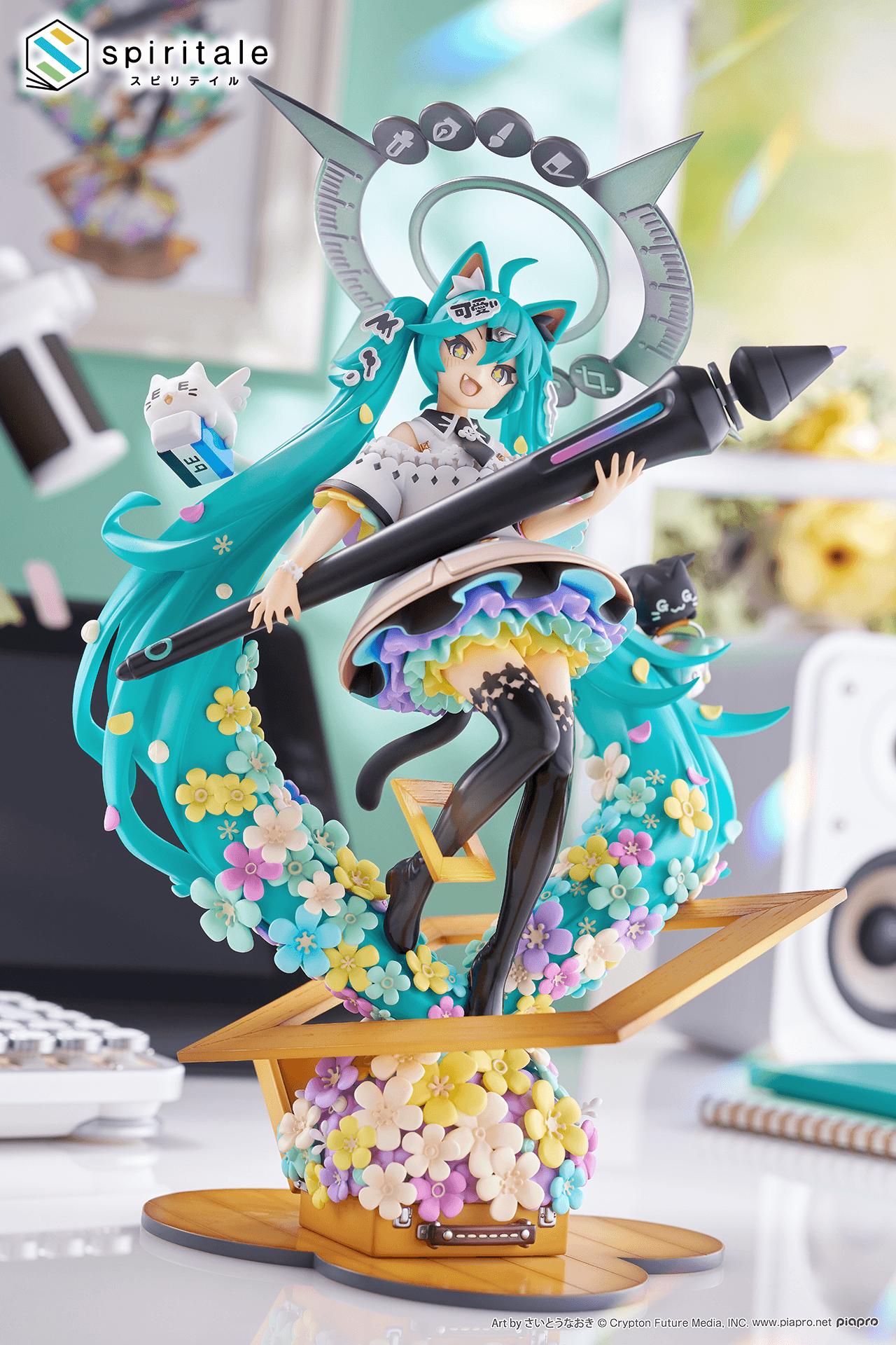Hatsune Miku × Naoki Saito “My Figure Making!” ~The Painter ver.~ 1/7 Scale Figure | 840342405404