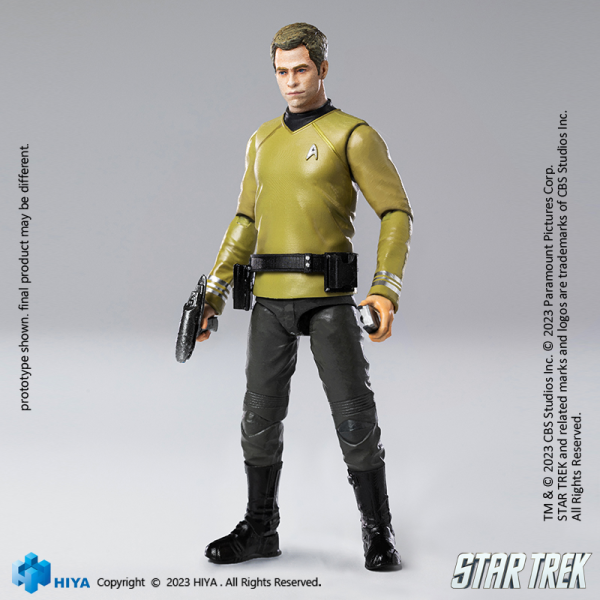 HIYA Toys Exquisite Mini Series 1/18 Scale STAR TREK 2009 Kirk Action Figure(6957534202568)(6957534202568)