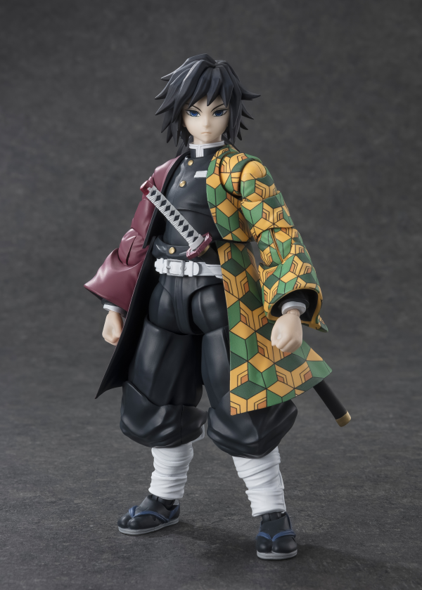 BANDAI Tamashii GIYU TOMIOKA "Demon Slayer: Kimetsu no Yaiba", TAMASHII NATIONS S.H.Figuarts(4573102664778)(4573102664778)
