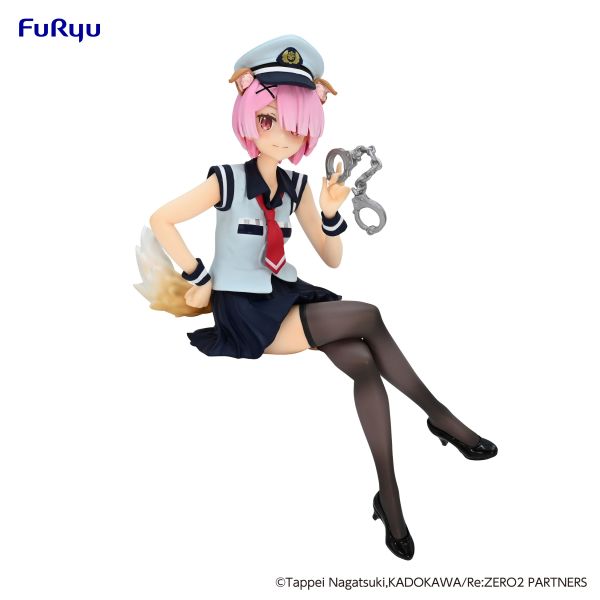 FURYU Corporation Re:ZERO -Starting Life in Another World-　Noodle Stopper Figure -Ram Police Officer Cap with Dog Ears- | 4582655070172