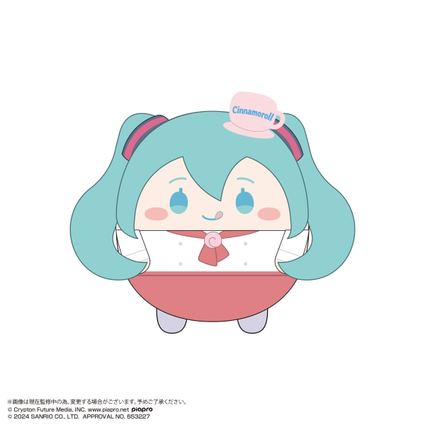 Hatsune miku×Cinnamoroll FUWA KORORIN Msize 2 (ITEM D) | 4580683625982