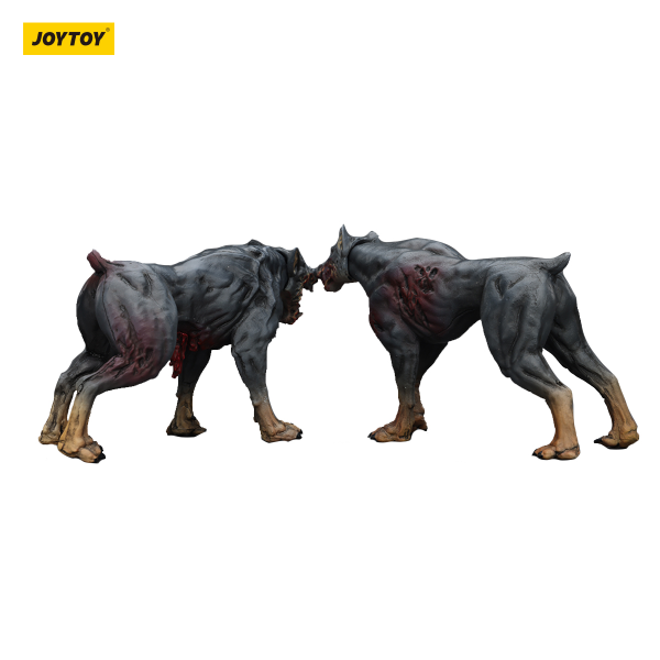 JOYTOY Dark Source Zombie Fiqure Zombie Police Dogs(6927054401642)