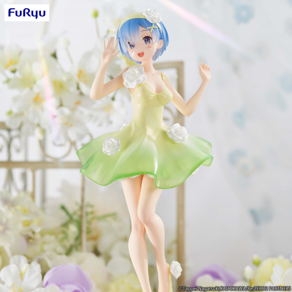 FURYU Corporation Re:ZERO -Starting Life in Another World-　Trio-Try-iT Figure -Rem Flower Dress-(4580736405462)(4580736405462)
