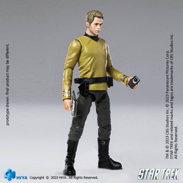HIYA Toys Exquisite Mini Series 1/18 Scale STAR TREK 2009 Kirk Action Figure(6957534202568)(6957534202568)