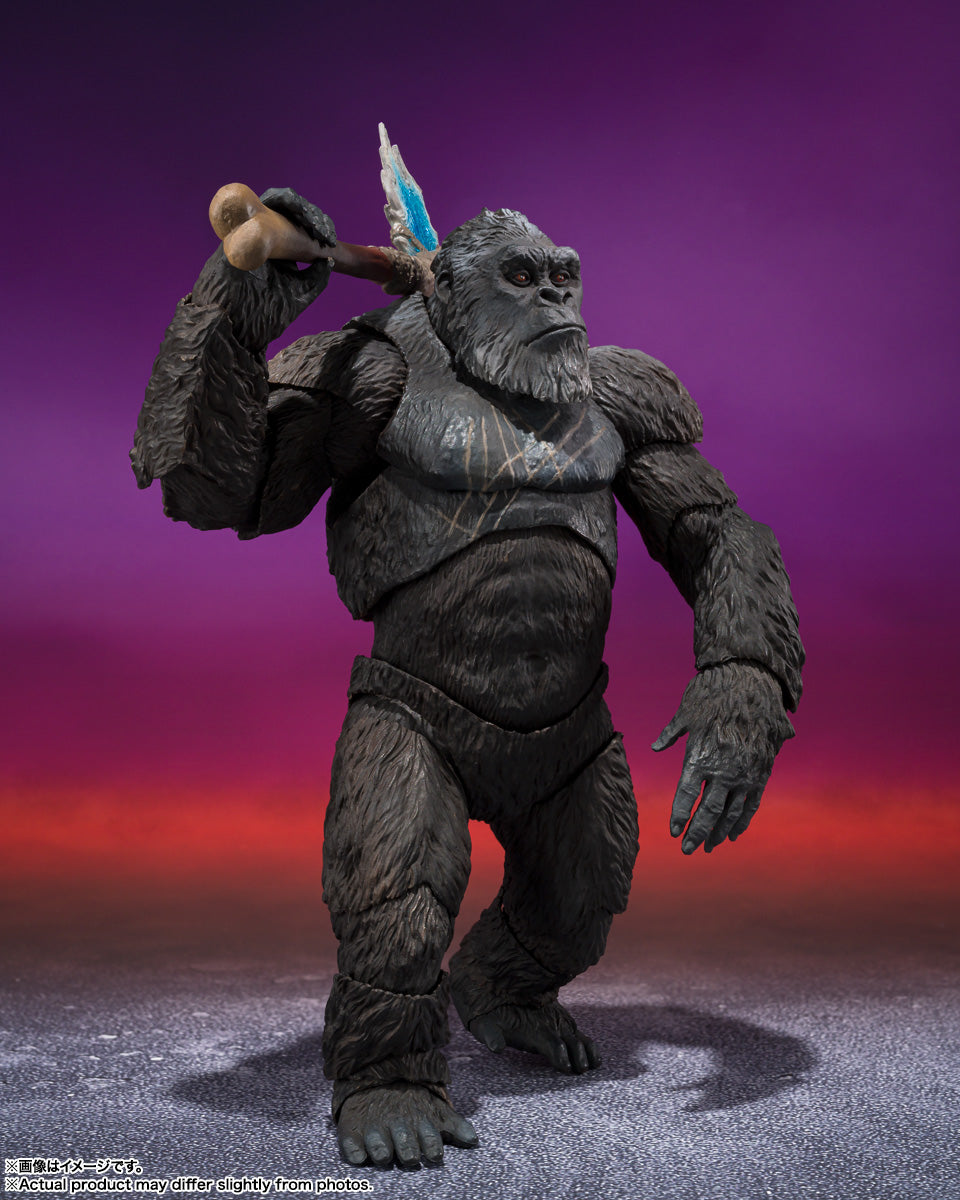 BANDAI Tamashii KONG FROM GODZILLA x KONG: THE NEW EMPIRE [2024], TAMASHII NATIONS S.H.MonsterArts(4573102660459)