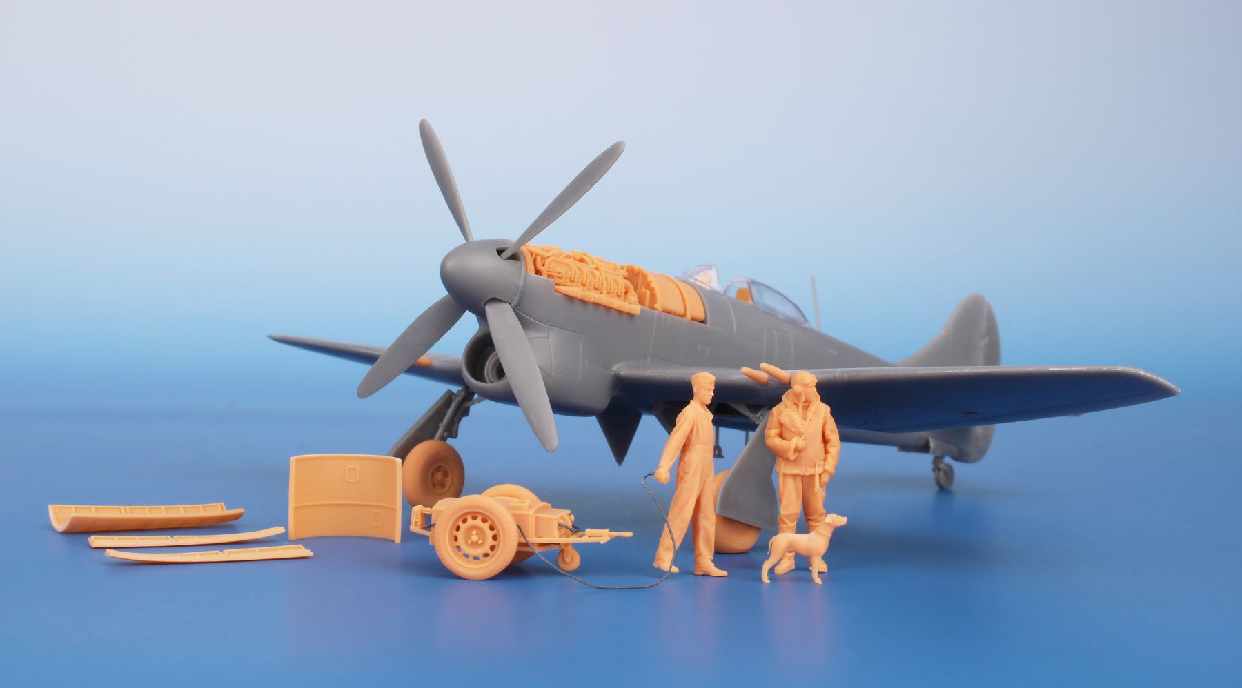 CMK 1/72 3D Printed Tempest Mk.V Early Gun Barrels / for Airfix kit