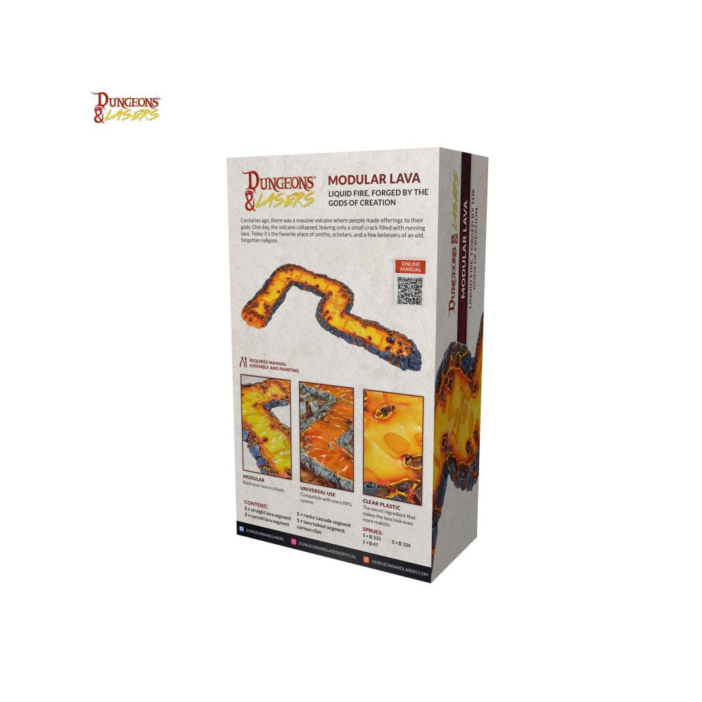 Archon Studio Dungeons and Lasers: Modular Lava (D&L: Expansion Sets) | 5901414675455
