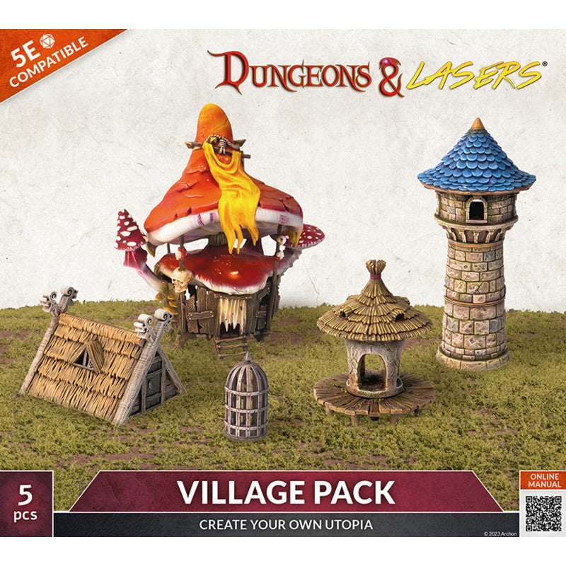 Archon Studio Dungeons and Lasers: Village Pack (D&L: Expansion Sets) | 5901414674694