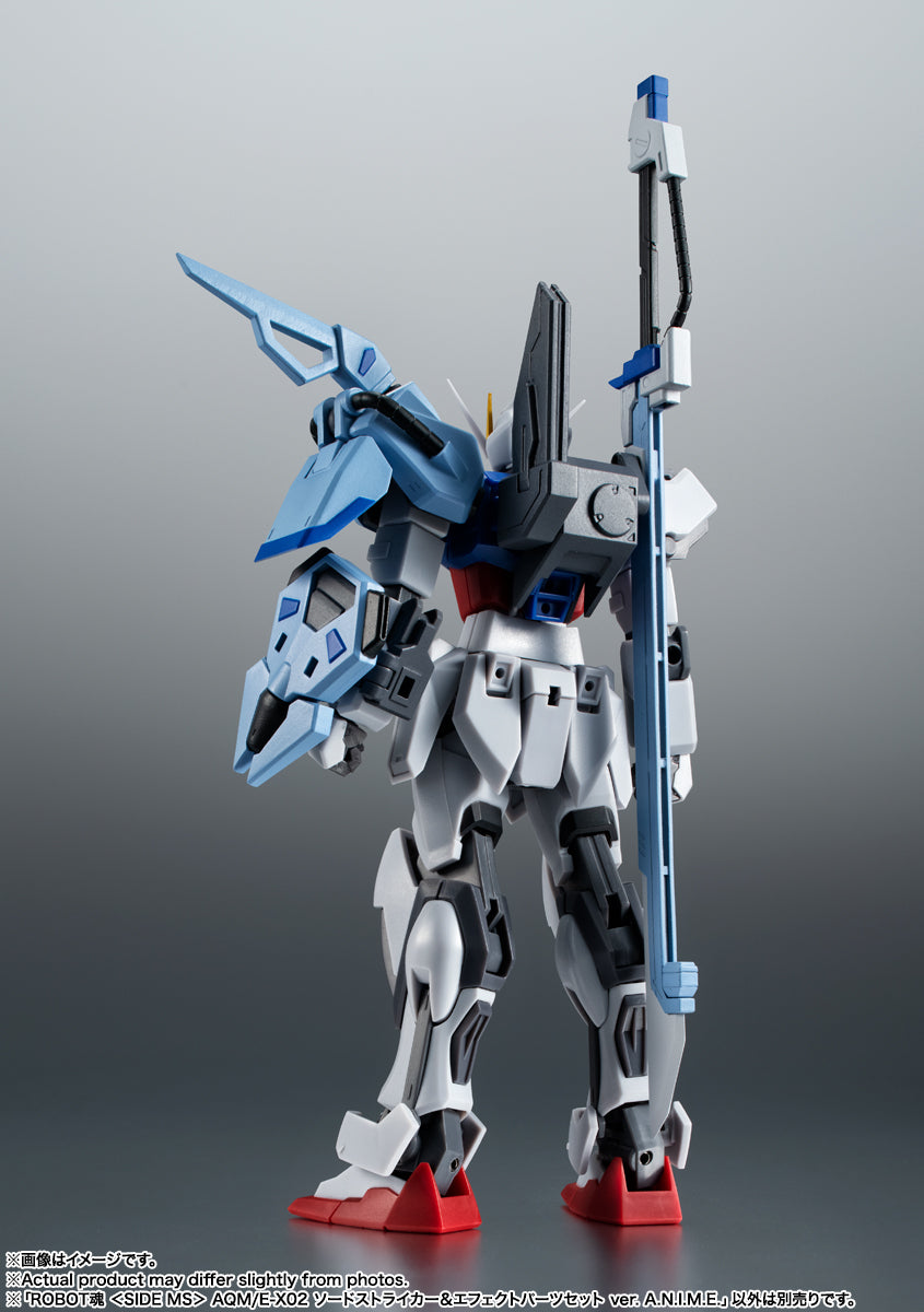 BANDAI Tamashii AQM/E-X02 SWORD STRIKER ＆ EFFECT PARTS SET ver. A.N.I.M.E. "MOBILE SUIT GUNDAM SEED", Bandai Spirits Robot Spirits(4573102639936)