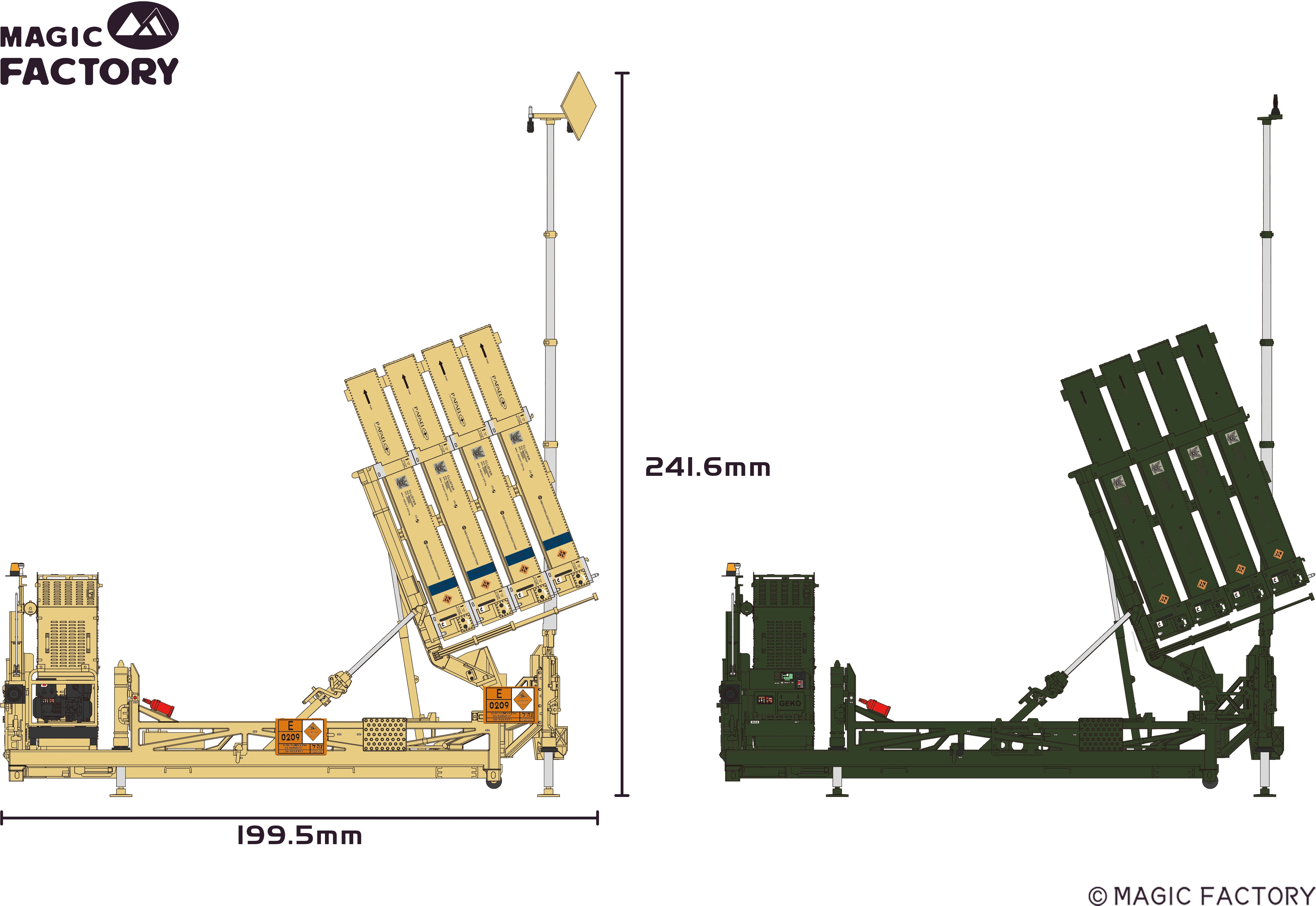 Magic Factory 1/35 Air Defense System "Iron Dome", Military Vehicle | 6974715830112