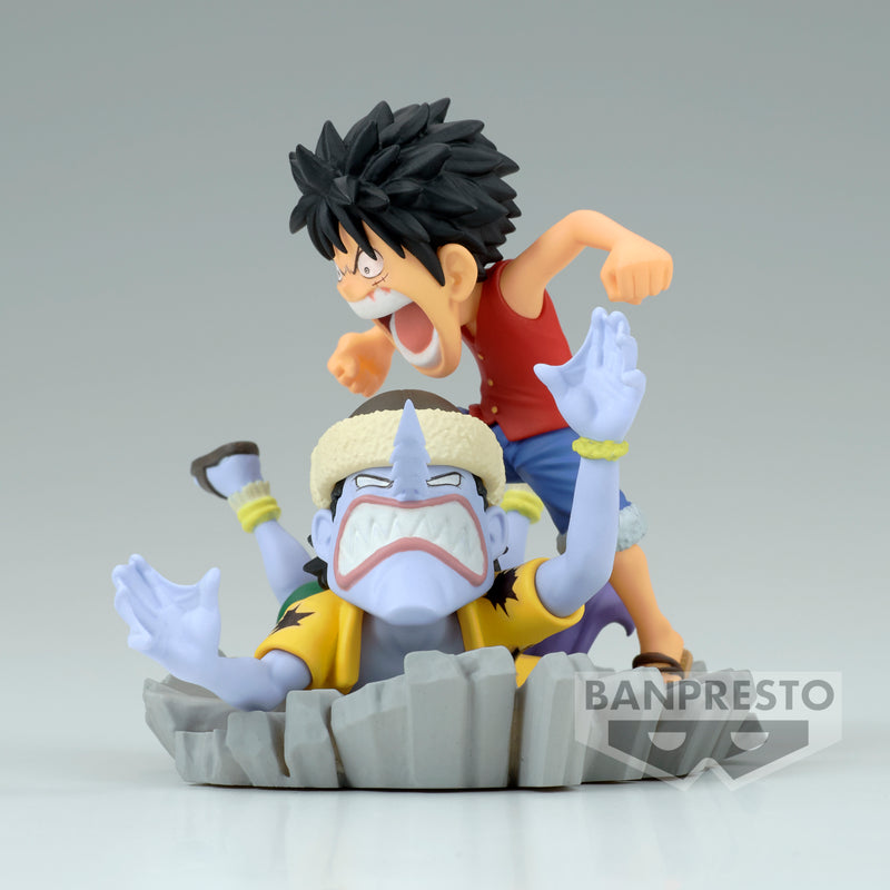 Bandai X Banpresto World Collectable Figure Log Stories Monkey D. Luffy VS Arlong "One Piece"