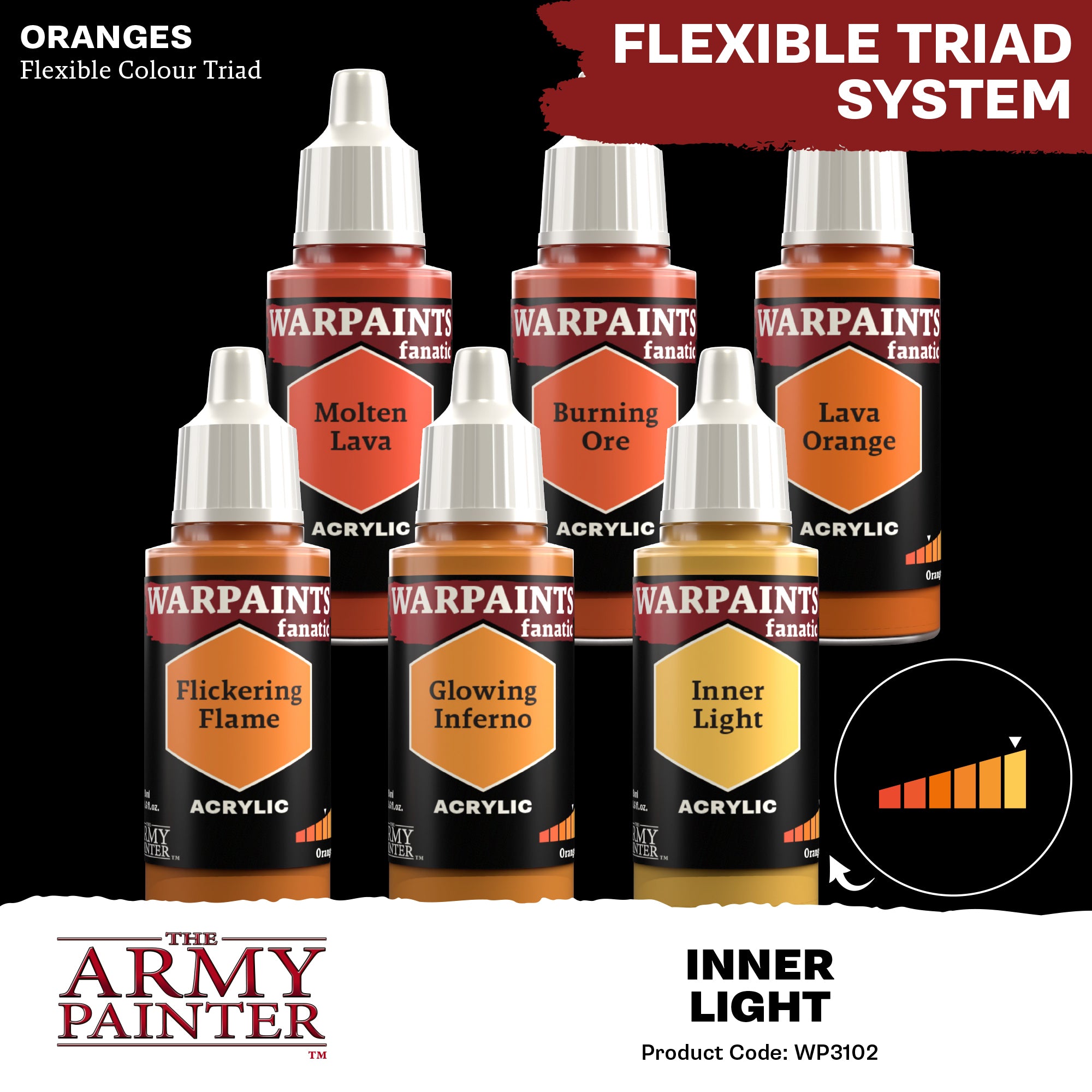 Army Painter Warpaints Fanatic Acrylic, Inner Light | 5713799310209