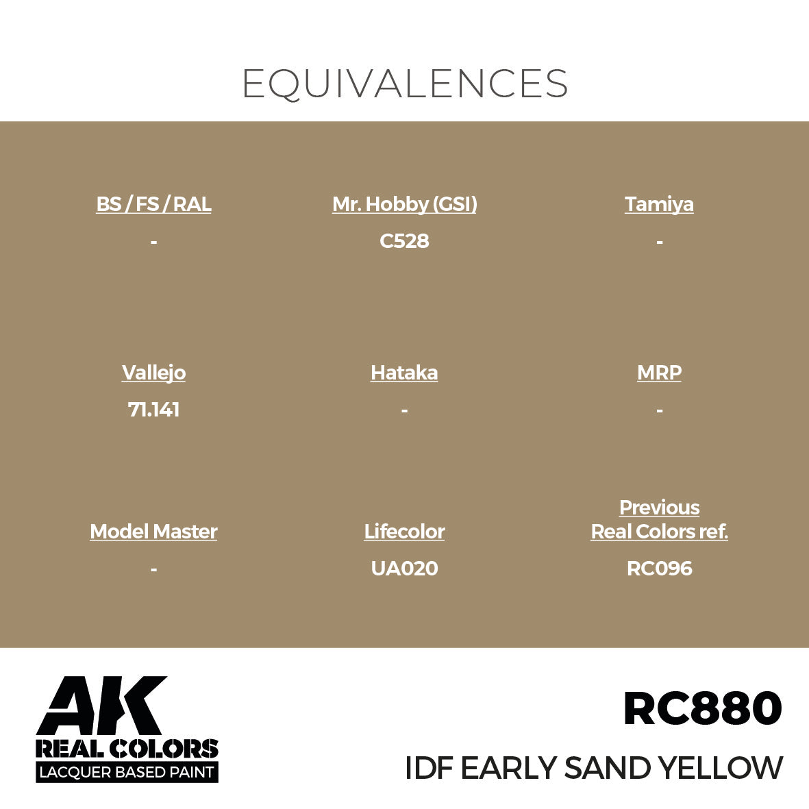 AK Interactive Real Colors IDF Early Sand Yellow 17 ml. | 8435568336339