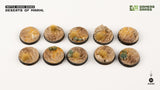 Gamers Grass Battle Ready Bases - Deserts of Maahl - Round 25mm (x10)