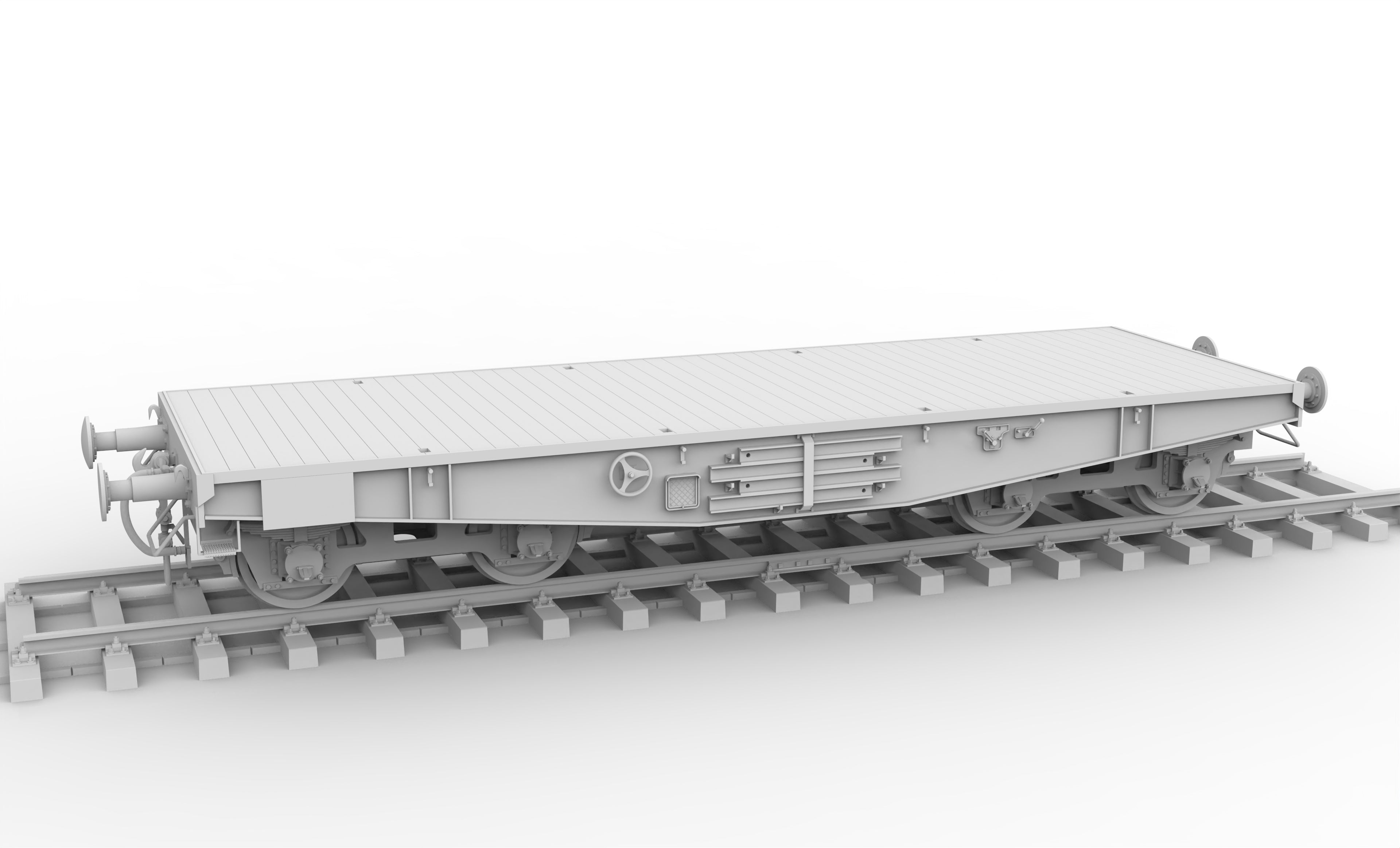 AK Interactive 1/35 German Railway Schwerer Plattformwagen Type SSYS