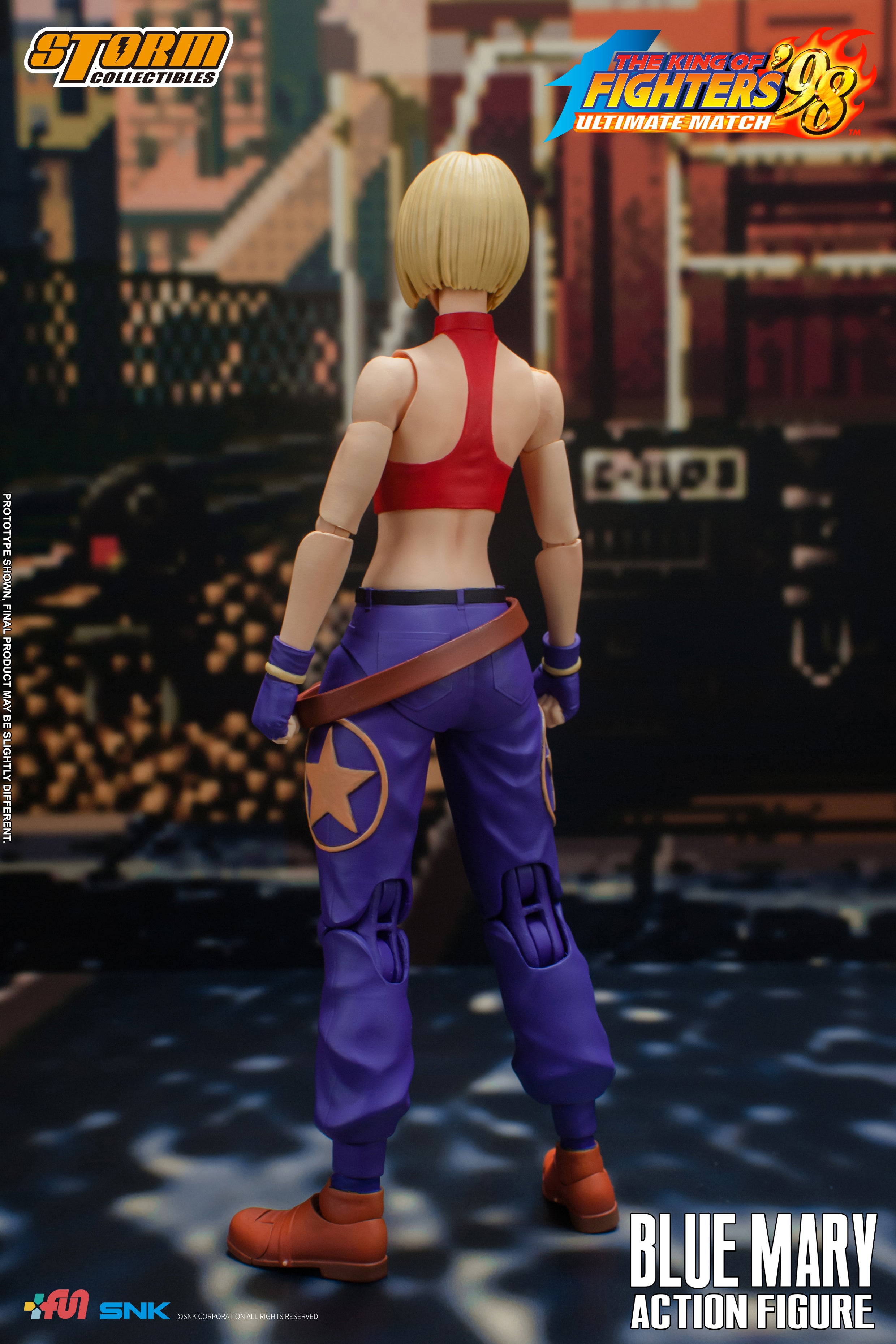 Storm Collectibles 1/12 Action Figure Blue Mary "King of Fighters '98" | 4897072872187