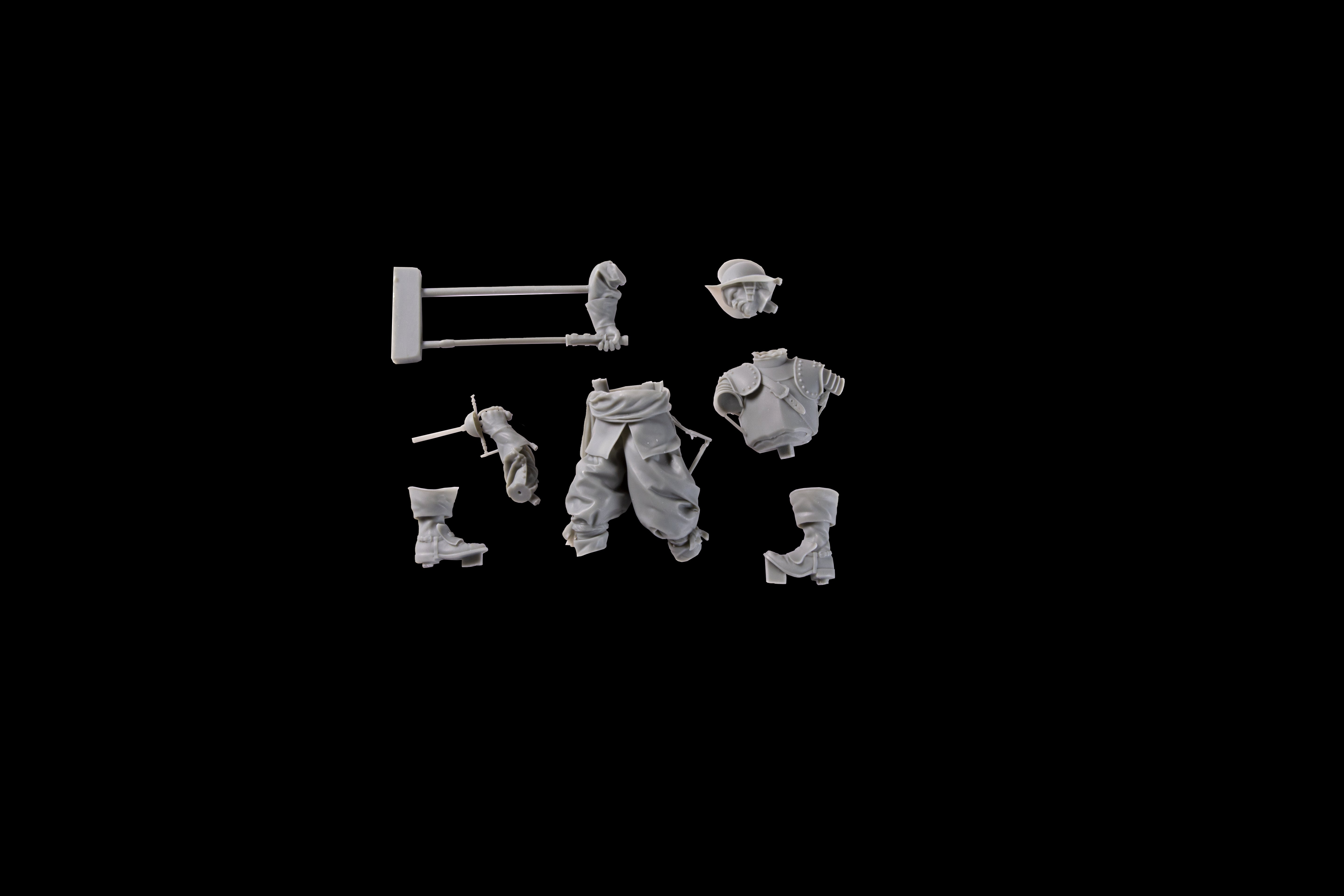 Abteilung502 Spanish Tercios Soldier, First Half of the 17th Century (65mm) | 8435568333628