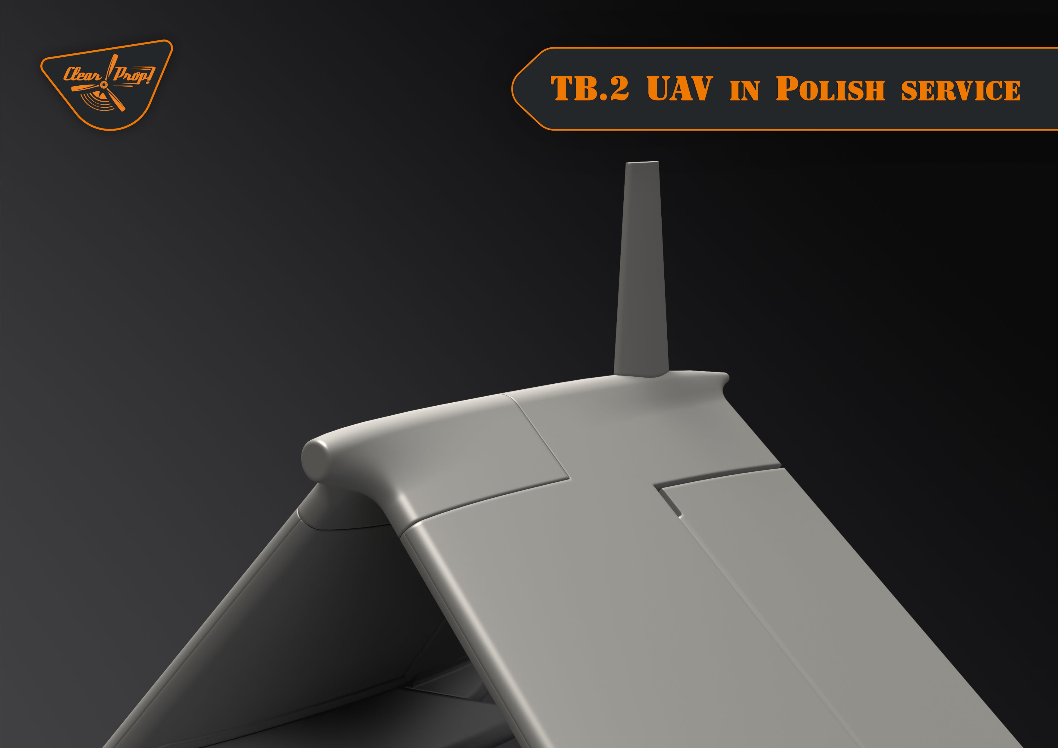 Clear Prop 1/48 TB.2 UAV in Polish service [Starter Kit] | 6400608763538