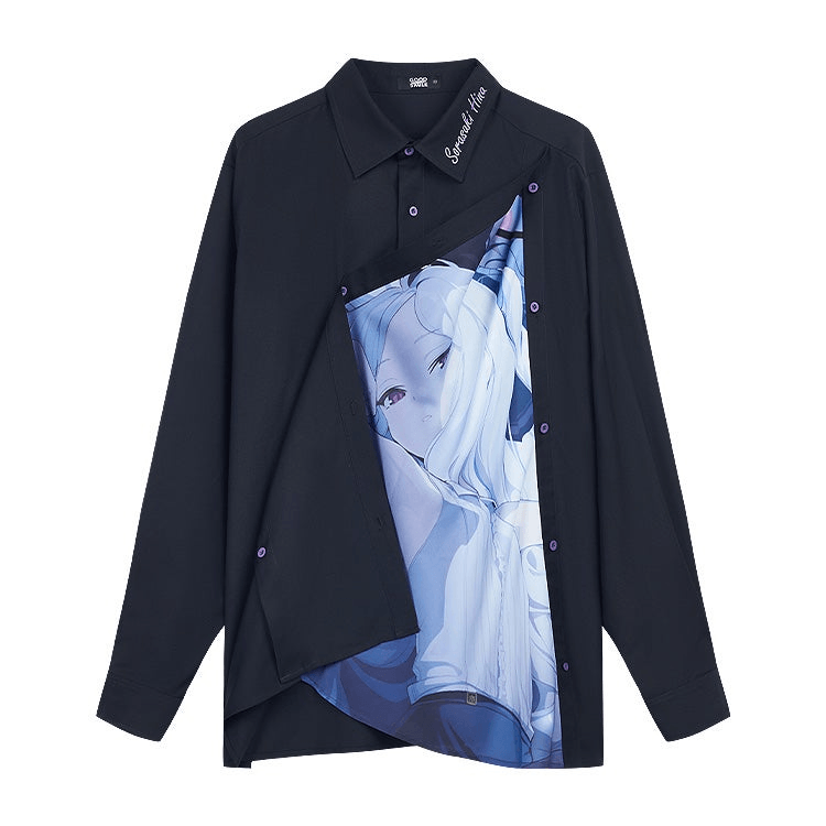 Blue Archive Flip Shirt HINA (Size XL) | 4571697184794
