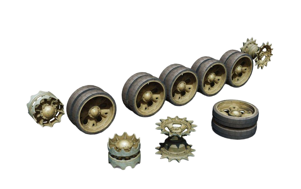 Miniart [37056] 1/35 T-54/T-55 (Early) Wheels Set | 4820183311207