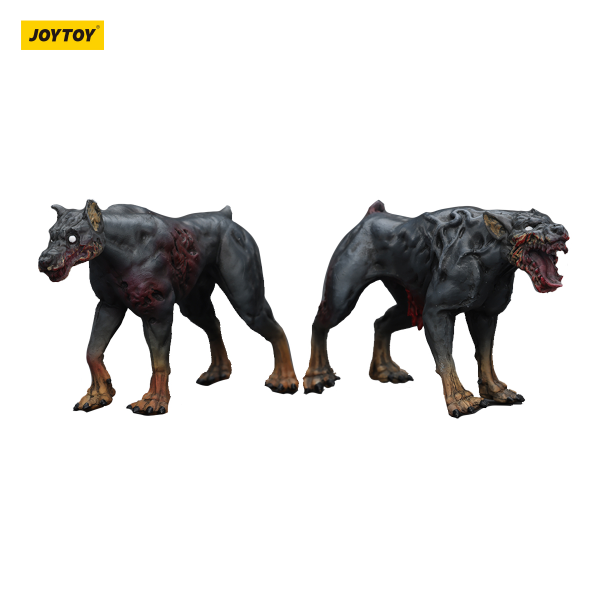 JOYTOY Dark Source Zombie Fiqure Zombie Police Dogs(6927054401642)