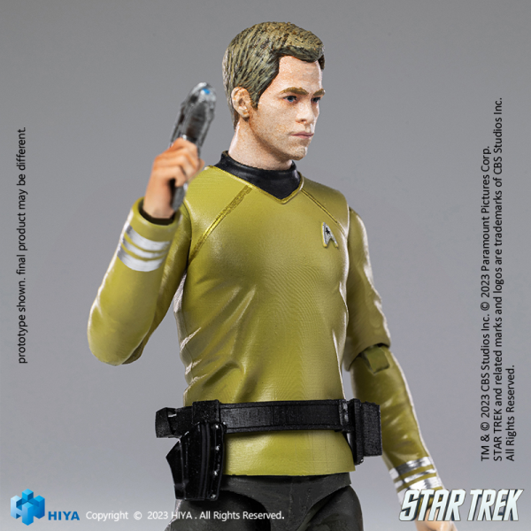 HIYA Toys Exquisite Mini Series 1/18 Scale STAR TREK 2009 Kirk Action Figure(6957534202568)(6957534202568)