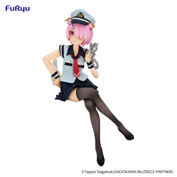 FURYU Corporation Re:ZERO -Starting Life in Another World-　Noodle Stopper Figure -Ram Police Officer Cap with Dog Ears- | 4582655070172