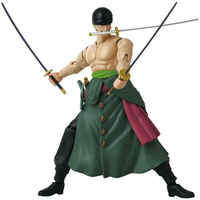 BANDAI Roronoa Zoro Three Sword Style One Piece, BNTCA Anime Heroes | 0045557370527