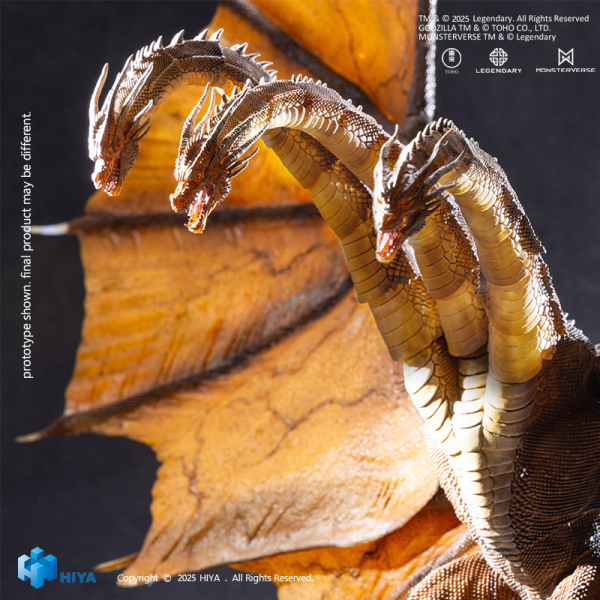 HIYA TOYS Exquisite Basic Series None Scale 10 Inch Godzilla King of the Monsters King Ghidorah 2.0(6957534205088)(6957534205088)