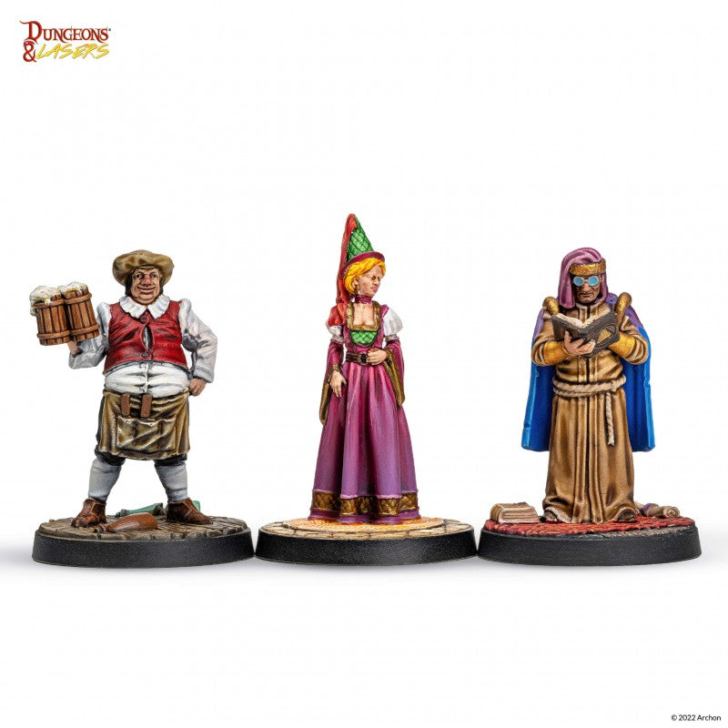 Archon Studio Dungeons and Lasers: Townsfolk Miniature Pack (D&L: Miniatures) | 5901414672973
