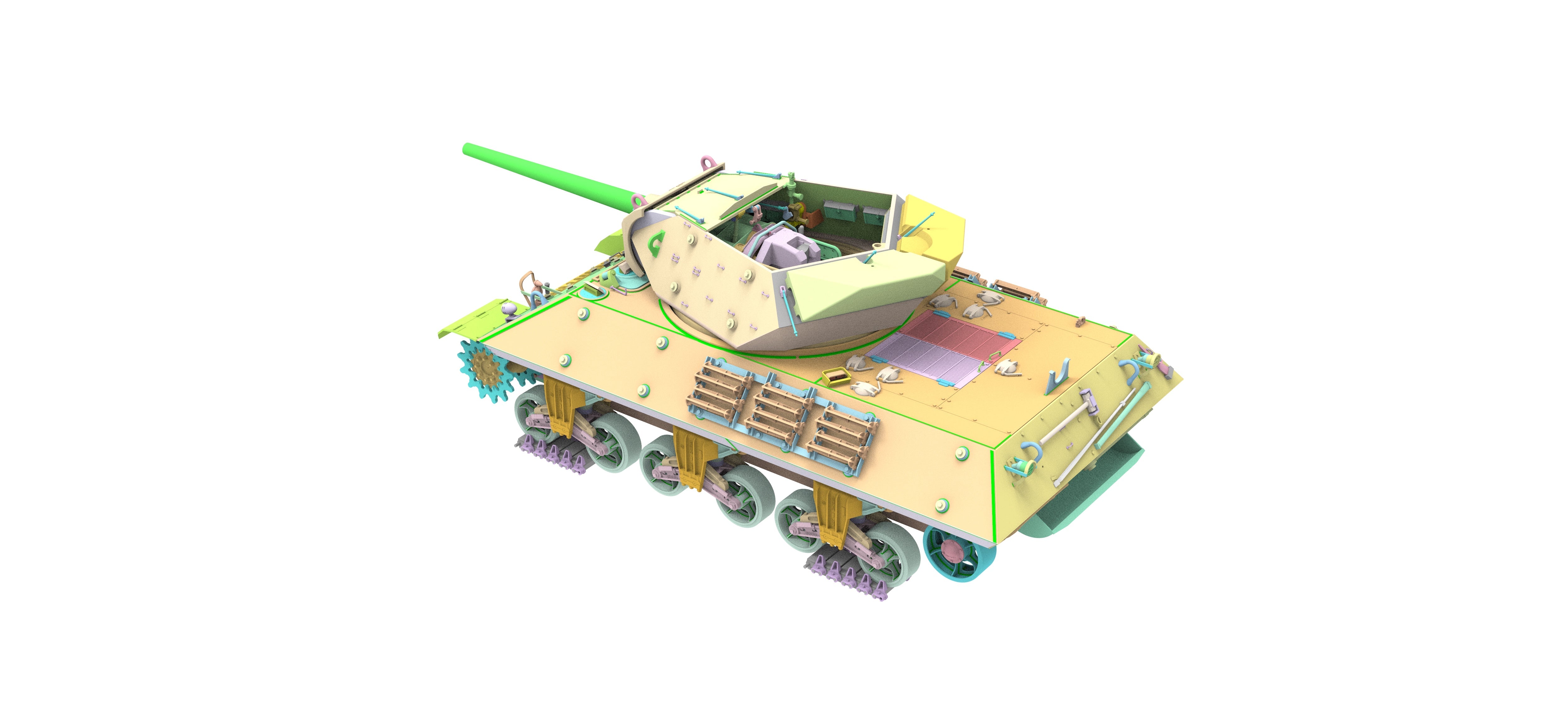 Andy's HHQ x Takom 1/16 US M10 Tank Destroyer (with Full Body Figure) | 783495788232