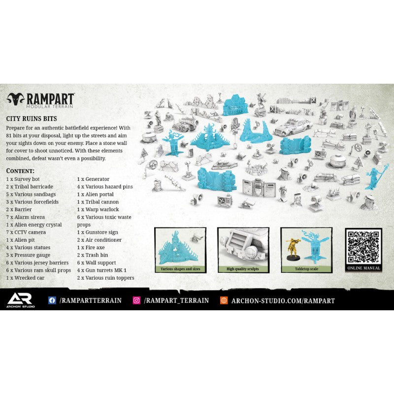 Archon Studio RAMPART Modular: City Ruins Bits | 5901414673765
