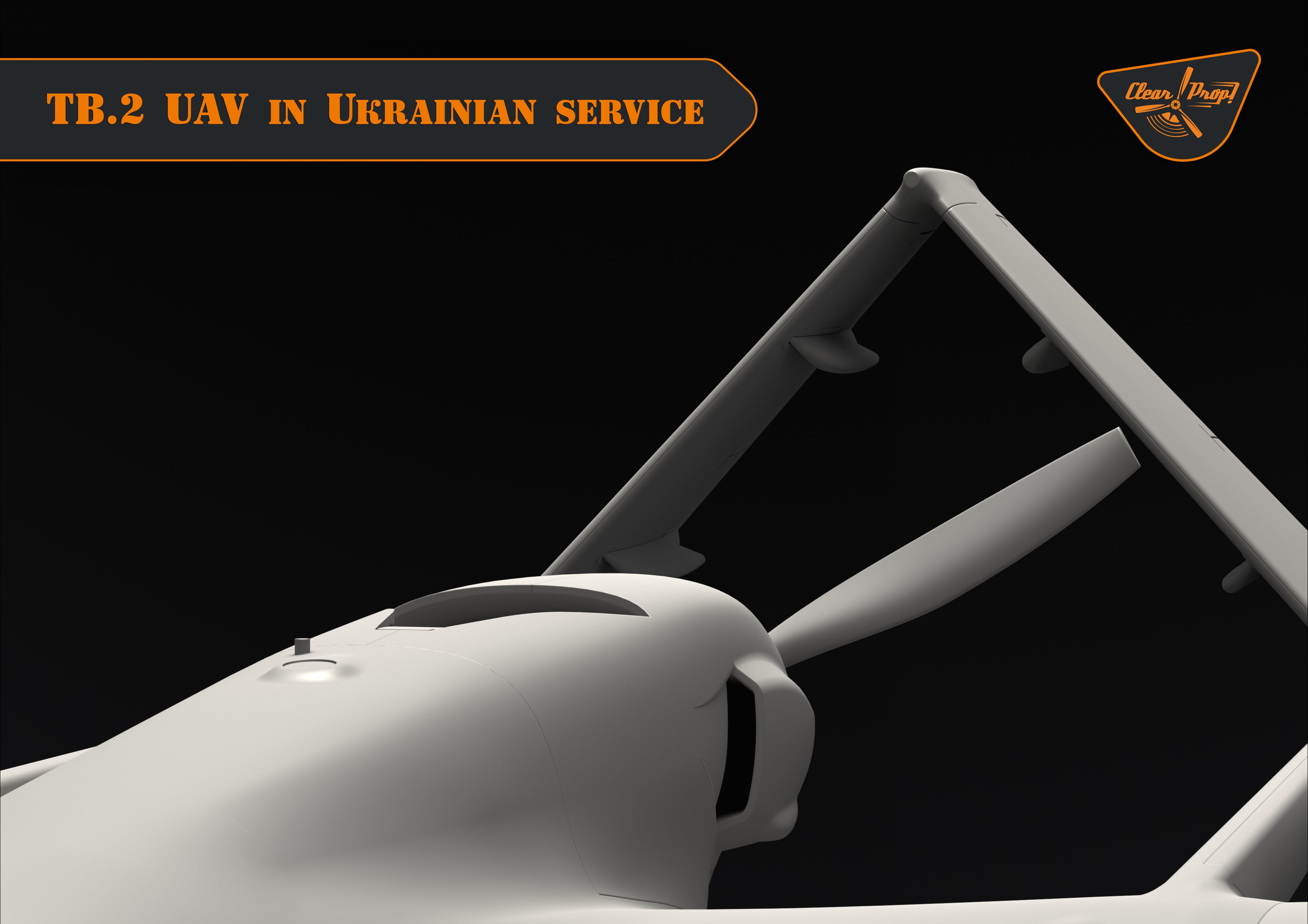 Clear Prop 1/48 TB.2 UAV in Polish service [Starter Kit] | 6400608763538